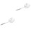2Pcs Stainless Steel Wire Mesh Colander With Long Handle Skimmer 18Cm 3