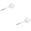 2Pcs Stainless Steel Wire Mesh Colander With Long Handle Skimmer 18Cm 6