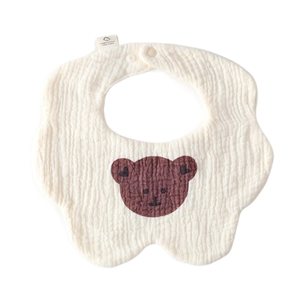Multi Purpose 6 Layer Cotton Baby Bandana Bibs For Newborns, Feeding, Teething, Drooling, Soft Cotton Bibs