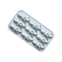 Moule en Silicone pour crocodiles flexibles à 9 cavités,-Bleu