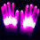 Rechargeable Glowing LED Gloves with Flashing Light-blue light 7