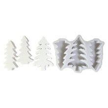 Moules en résine de noël, arbre de noël, bougie en Silicone,