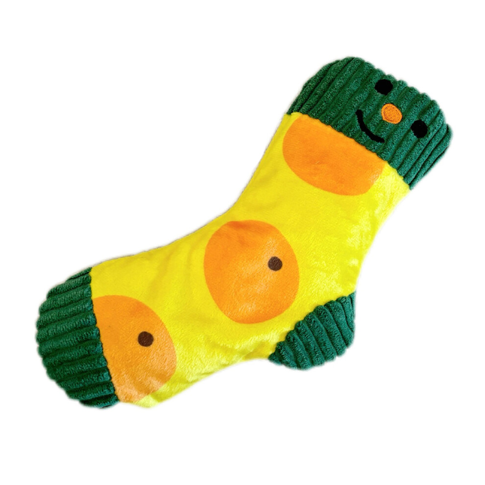 Colorful Pet Squeaker Toy Sock Shape Chewing Exercise Plush-F-image-OPC-PM7HRPN-NEW
