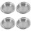 4 Sets Servierplatte , Bratfettfilter, Rundes Netz, Kühlgestell 7