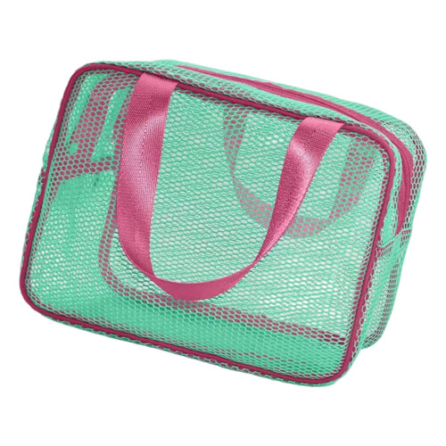 Rangement respirable de poche fourre-tout en maille-Vert