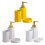 Ceramic Bathroom Essential Bundle Soap-Yellow Three Piece Set 2