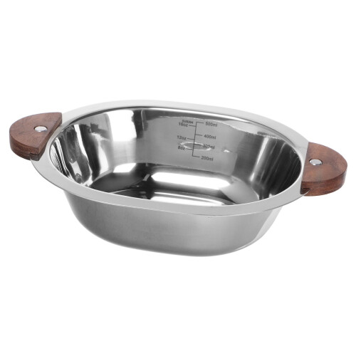 Stainless Steel Dubbele Handgreep Multifunctionele Saladekom
