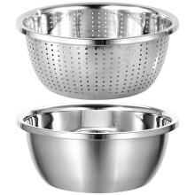 1 Set Haushalts Gemüsesieb Multifunktionales Obstsieb Mischschüssel