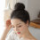 Women Haar Dutt Chignon Schwarz 11