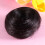 Women Haar Dutt Chignon Schwarz 9
