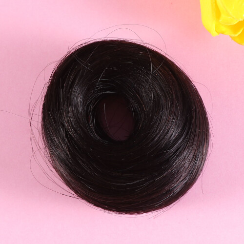 Women Haar Dutt Chignon Schwarz 2