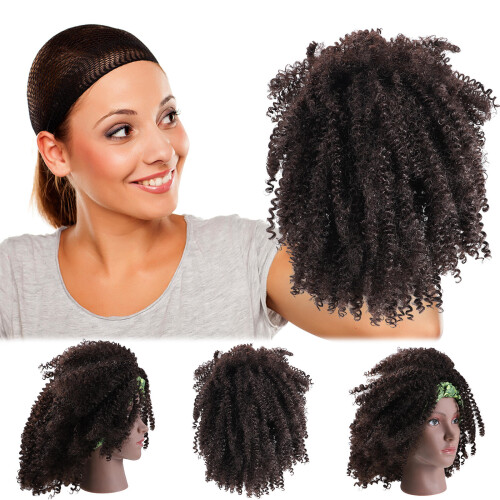 Chic Headband Perücke Afro Lockig Für Schwarze 2