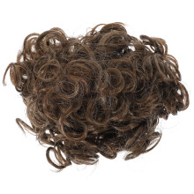 2Stk Fake Bun Haarteil Chignon Lockige Haarbun Schnur