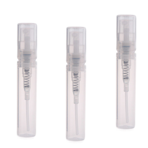 50St Mini Leere Parfümzerstäuber Kunststoff 3Ml