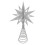 2Pcs Quality Iron Silver Star Christmas Tree Toppers 9