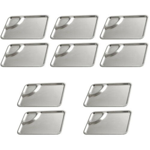 10 Teigtaschen-Platten Mehrfachfunktion Chips-Schalen 2