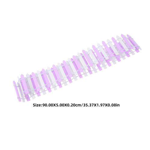 Lightweight Violet Mini Fence for Micro Landscape and Craft Use 1