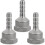 3Stück Wasserschlauchverbinder Anschlüsse Adapter 1