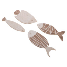 20 Holz Tropenfische Wanddekoration Nautisches Stranddesign
