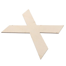 Großes Holz Buchstabe X Wanddekoration Aus Naturholz Für DIY