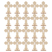 60Pcs Handcrafted Wooden Crosses for First Communion and Baptism