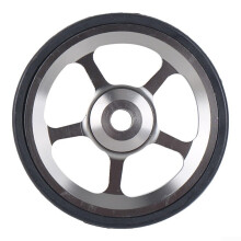 61mm Easy Wheel For Brompton Folding Bikes Silver High Strength And Stability