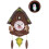 Wooden Cuckoo Clock With Adjustable Volume Night Sensor Quartz Pendulum Wall Clock Model A Hotel And Classroom 5