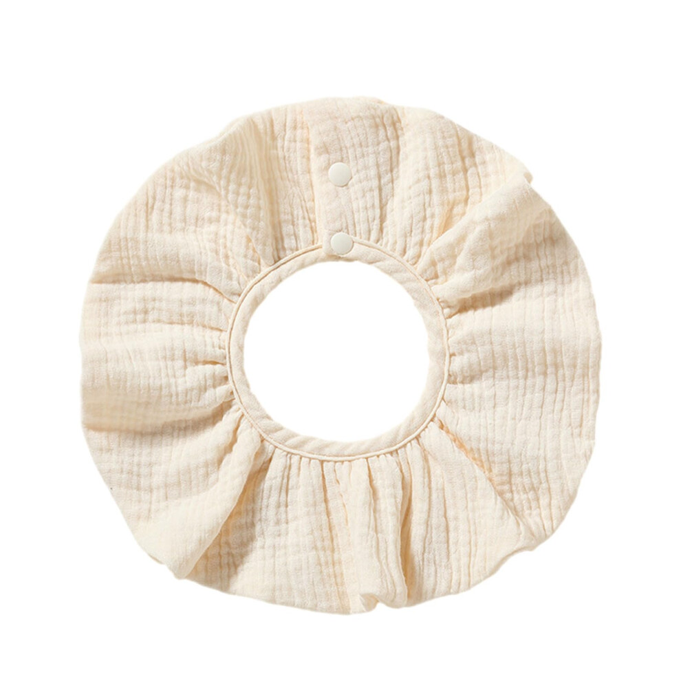 Drooling Bib Breathable 4-Layer Muslin Absorbent Solid Color For Infants Nursing Towel Teething Cotton Burp Cloths