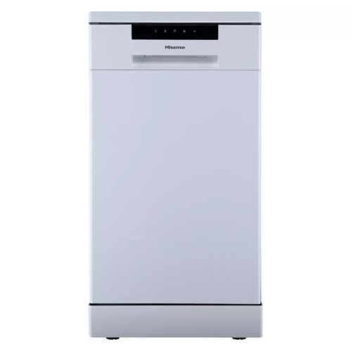 Hisense HS523E15WUK Slimline Dishwasher with Adjustable Basket & Quick Wash – White – E Rated