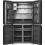 Hisense Hisense Pureflat Eclipse American Fridge Freezer - Black - E Rated 7