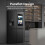 Hisense Hisense Pureflat Eclipse American Fridge Freezer - Black - E Rated 10