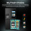 Hisense Hisense Pureflat Eclipse American Fridge Freezer - Black - E Rated 11