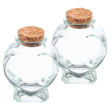 4 50 Ml Glasflaschen Mit
