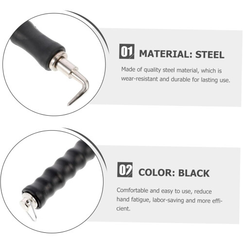 Multi Functional Automatic Wire Twisting Tool Steel Fixer Semi Automatic Rebar Tie Tool With Hardened Quenched Hook Tip For Construction Use 1
