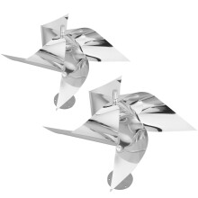 Zilveren Reflecterende Vogelafweermolen Voor Home Gebruik