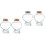 4 50 Ml Glasflaschen Mit 5