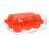 100 Pcs Plastic Egg Tray Red Empty Chicken Carton Storage Container 2