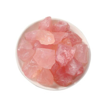 500G Chic Pink Crystal Stone Decorative Aquarium Stones For Fish Tank Landscaping Smooth Finish Natural Color Succulents