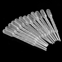 Airbrush 3ml Disposable Plastic Dropper Transfer Graduated Pipettes 50Pcs For Paint And Ink