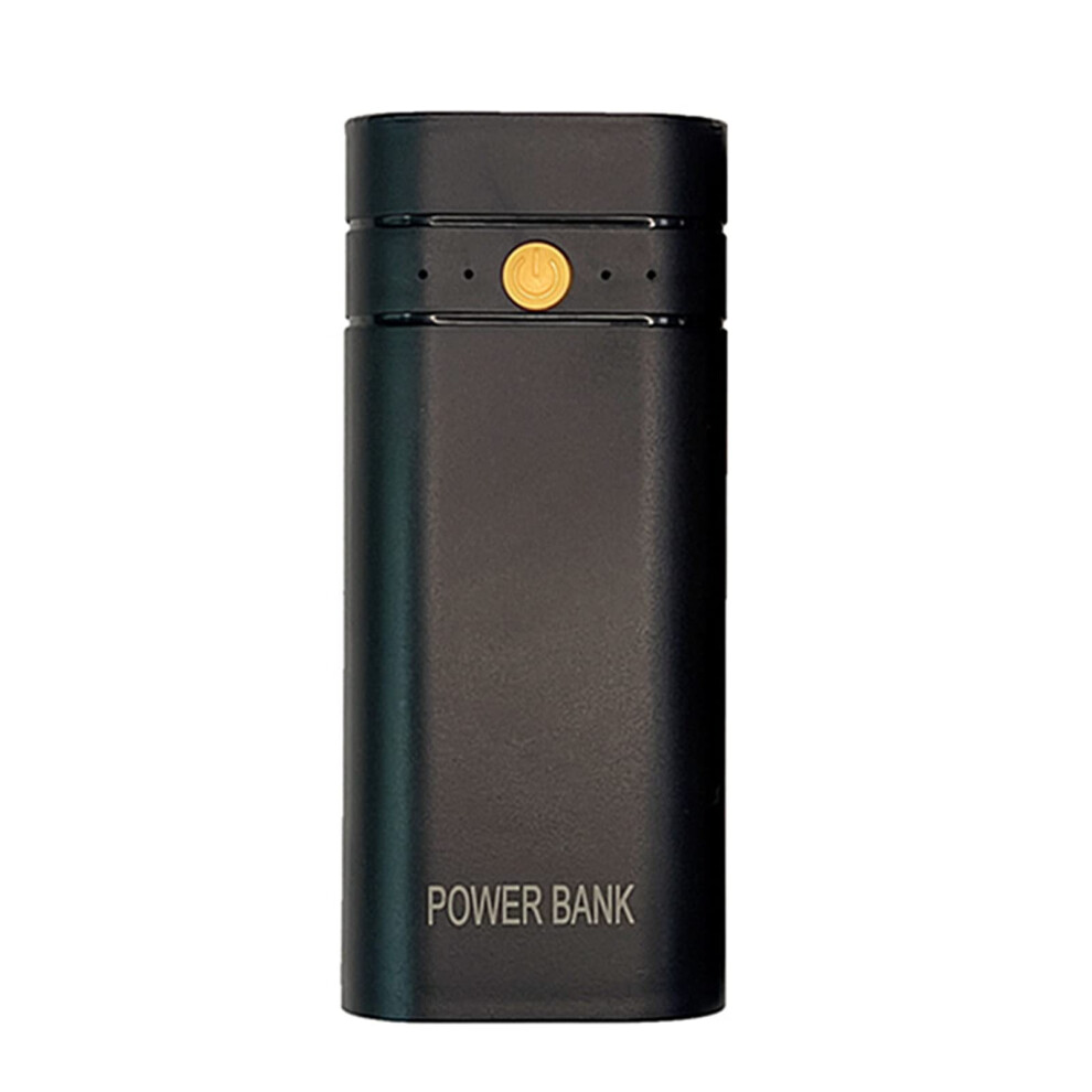 Battery-Charger-Case Portable Box 2.1A 5V Input/Output 2X18650 Battery Case Or Black/White 9084446402650