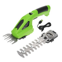 Cordless Hedge Trimmer 2-In-1 Handheld 7.2V USB Charging Grass Trimmer Lightweight Portable Garden Yard Lawn Tool