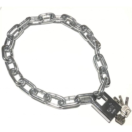 Chain Lock Iron Chain Lock For Bicycle Anti-Theft 1 Meter Chain 2