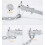Chain Lock Iron Chain Lock For Bicycle Anti-Theft 1 Meter Chain 2