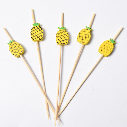 100 Unidades 12 Cm Con De Piña Para Aperitivos 1