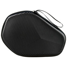 Storage Bag Hexagonal Ping Pong Paddle Case For Table Tennis Racket Waterproof Black