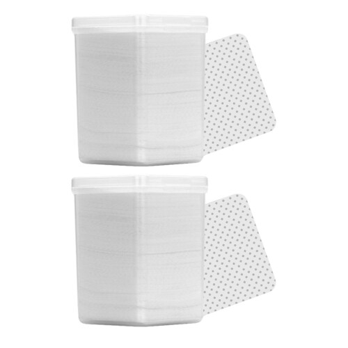 2 Cajas 400 Discos Limpieza Pestañas Accesorios 1