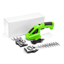 Electric Lawn Mower 2-In-1 Hedge Trimmer 3.6V Cordless One-Handed Grass Trimmer Garden Weeding Pruner