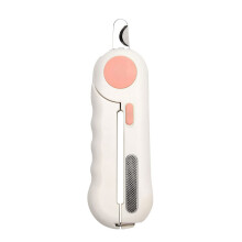 Pet Nail Clippers With Bright LED Light Guard Portable Dog And Cat Clippers Professional Pet Grooming Tool