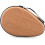 Compact and Table Tennis Racket Case Waterproof EVA Material Brown Fits One Racket 2
