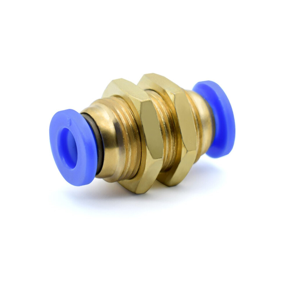 Pneumatic Fittings Pm Straight Bulkhead Union Connector 4-12Mm Od Hose Plastic Push-In Quick Connector Air Fitting Pm-4 9016109397836
